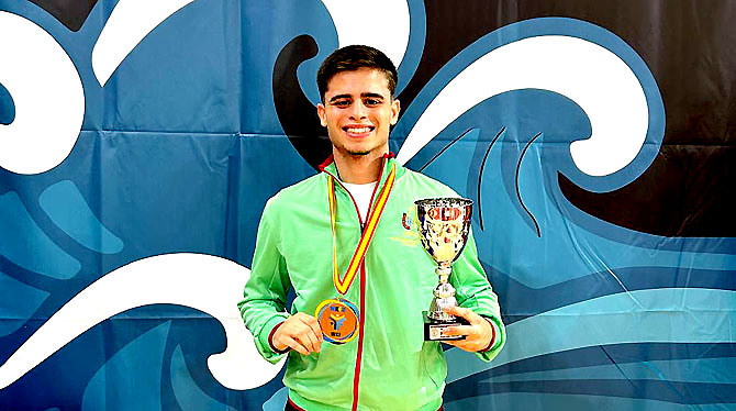 Diogo Inácio (Bombeiros de Alcabideche) com bronze no “Campeonato do Mediterrâneo”(T)