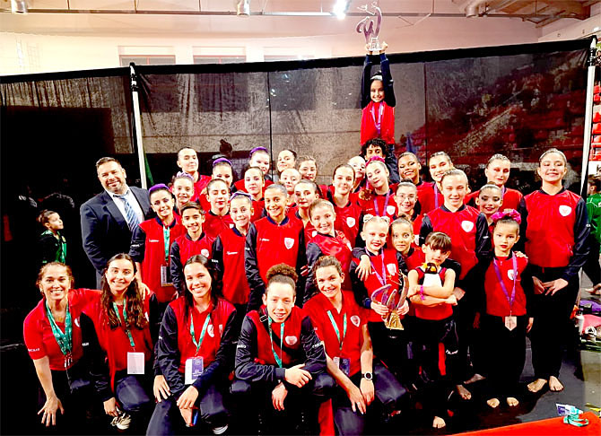 Acrobática dos Bombeiros dos Estoris na “III AcroWest Cup”, em Alenquer(T)