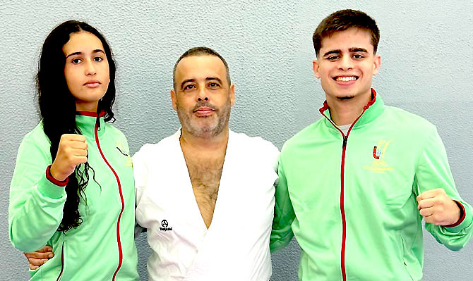 Diogo e Leonor (Bombeiros de Alcabideche) no “Campeonato do Mediterrânio”, em Espanha(T)