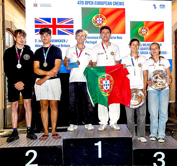 Velejadores do Clube Naval de Cascais no “Campeonato da Europa de Juniores”(tx)