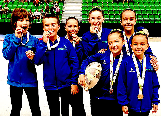 AD Clube da Linha de Oeiras no pódio do “Nacional” de Infantis de TeamGym(T)