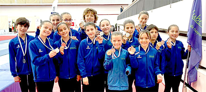 AD Clube da Linha Oeiras com prata e bronze no “Territorial de TeamGym”(T)