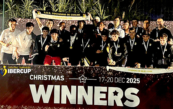 GDR Fontainhas e AD Oeiras campeões Gold no “Ibercup Christmas Portugal” em Cascais(T)