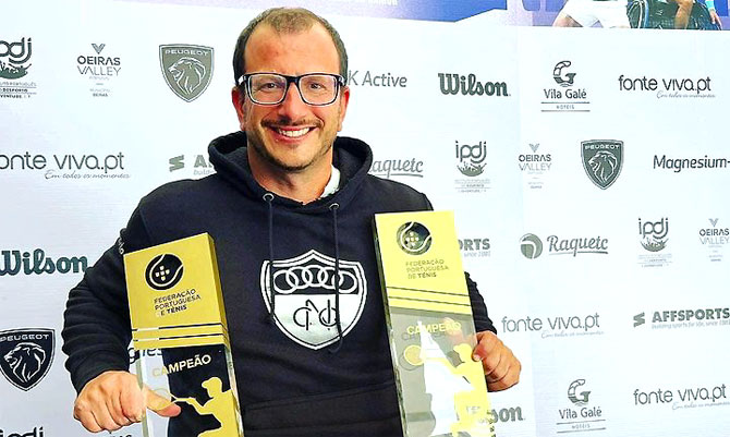 João Couceiro (CNG) sagrou-se campeão nacional de “Ténis em Cadeira de Rodas”(T)