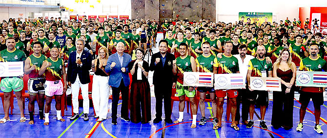 Pavilhão do Colégio Marista de Carcavelos foi palco do “Masterclass” de Muay Thai(T)