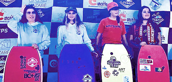 Boadyboarders da Aqua Carca no pódio da 2.ª etapa do “Circuito Nacional” na Nazaré(tx)