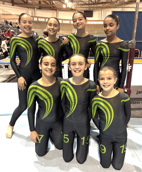 Ginastas da AD Clube da Linha-Oeiras no 